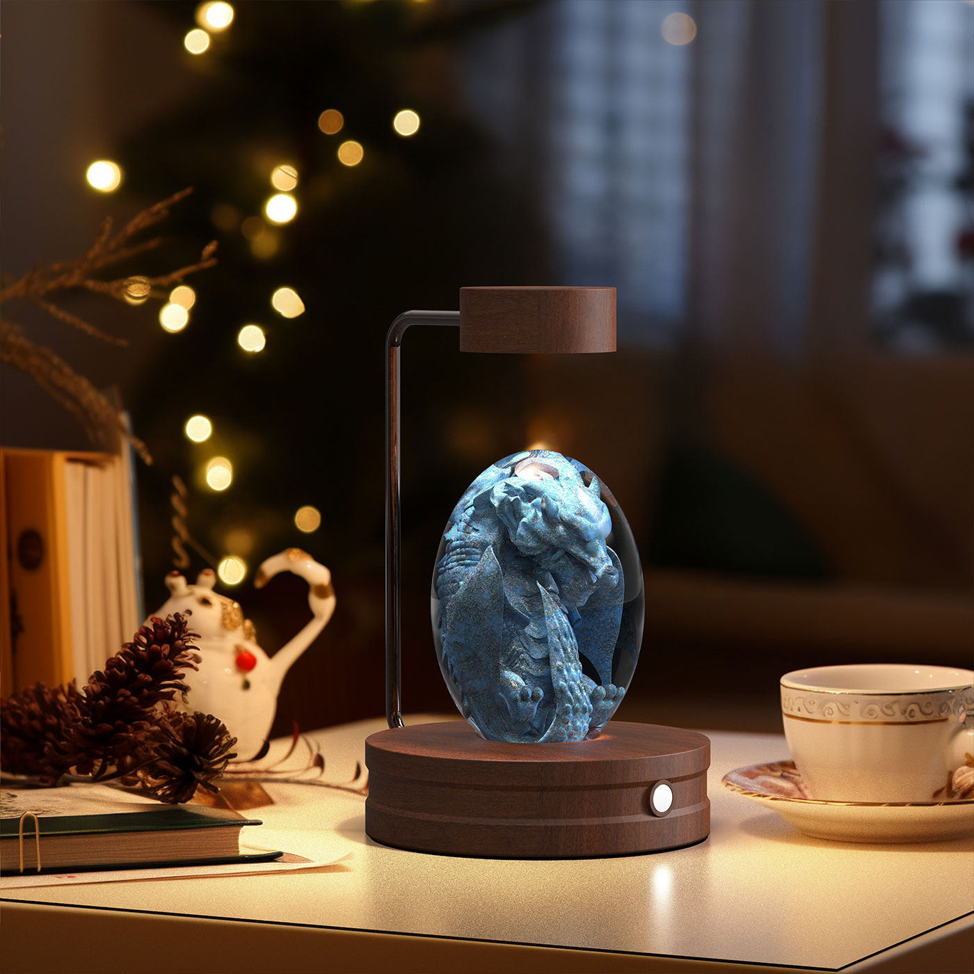 Crystal Ball USB Power Warm Bedside Light Birthday Gift Night Lamp