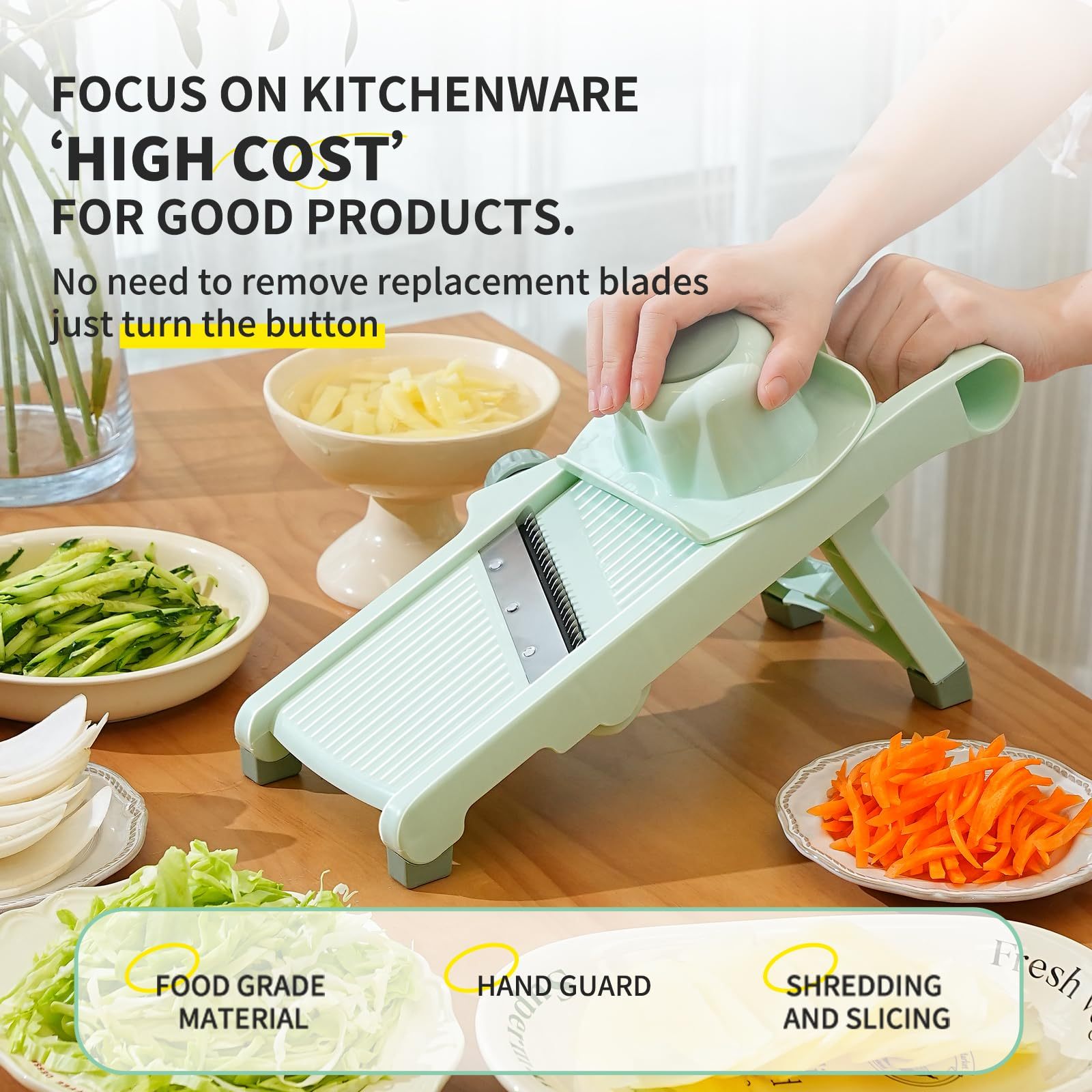 Household Vegetable Cutting Potato Slicer Shredder