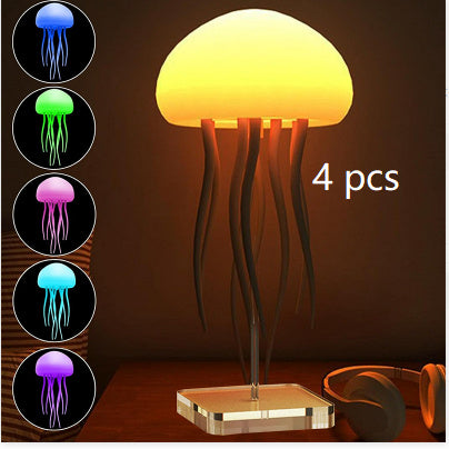 Jellyfish Lamp Jellyfish Decorations Smart Table Lamp For Bedside Desk