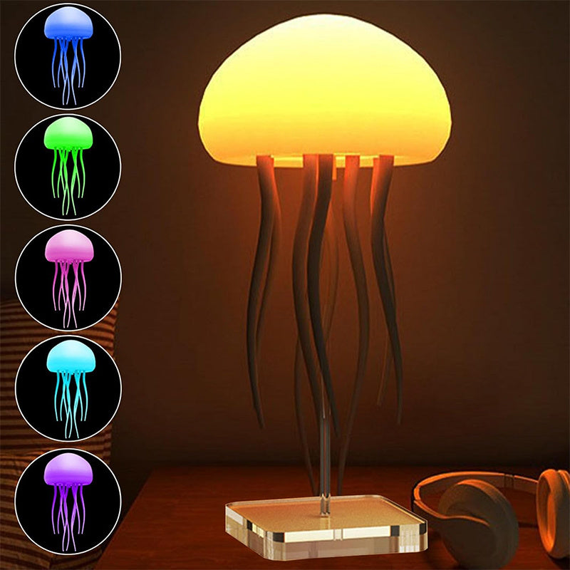 Jellyfish Lamp Jellyfish Decorations Smart Table Lamp For Bedside Desk