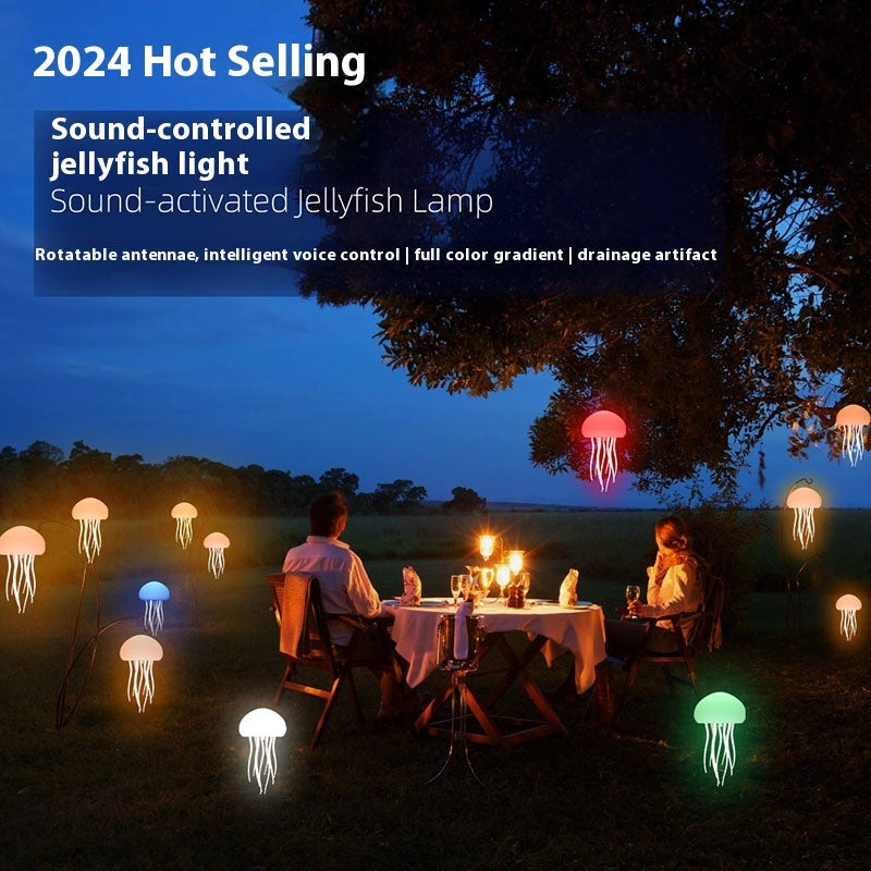 Jellyfish Lamp Jellyfish Decorations Smart Table Lamp For Bedside Desk