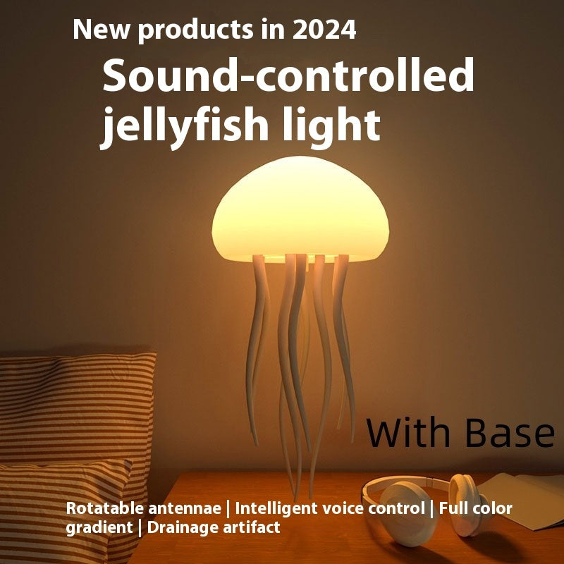 Jellyfish Lamp Jellyfish Decorations Smart Table Lamp For Bedside Desk
