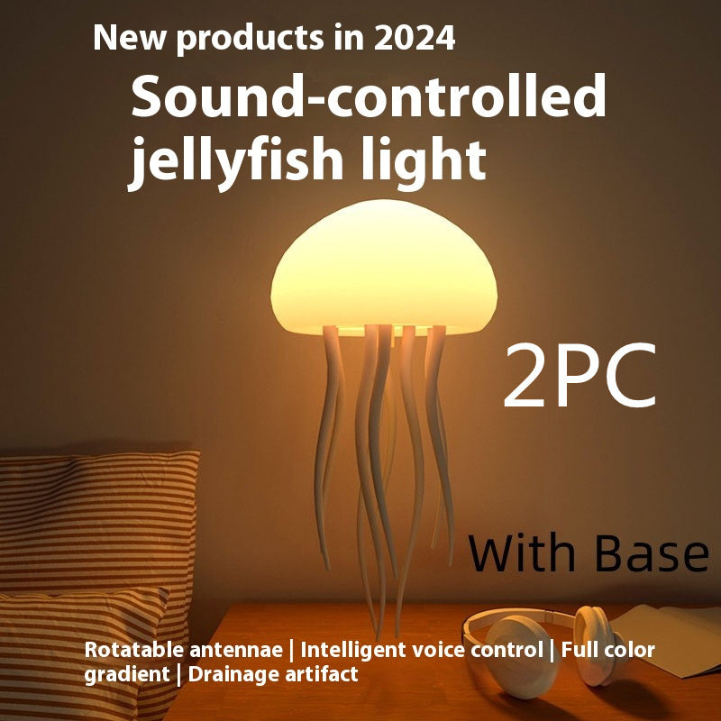 Jellyfish Lamp Jellyfish Decorations Smart Table Lamp For Bedside Desk
