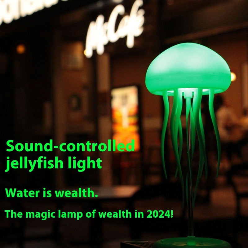 Jellyfish Lamp Jellyfish Decorations Smart Table Lamp For Bedside Desk